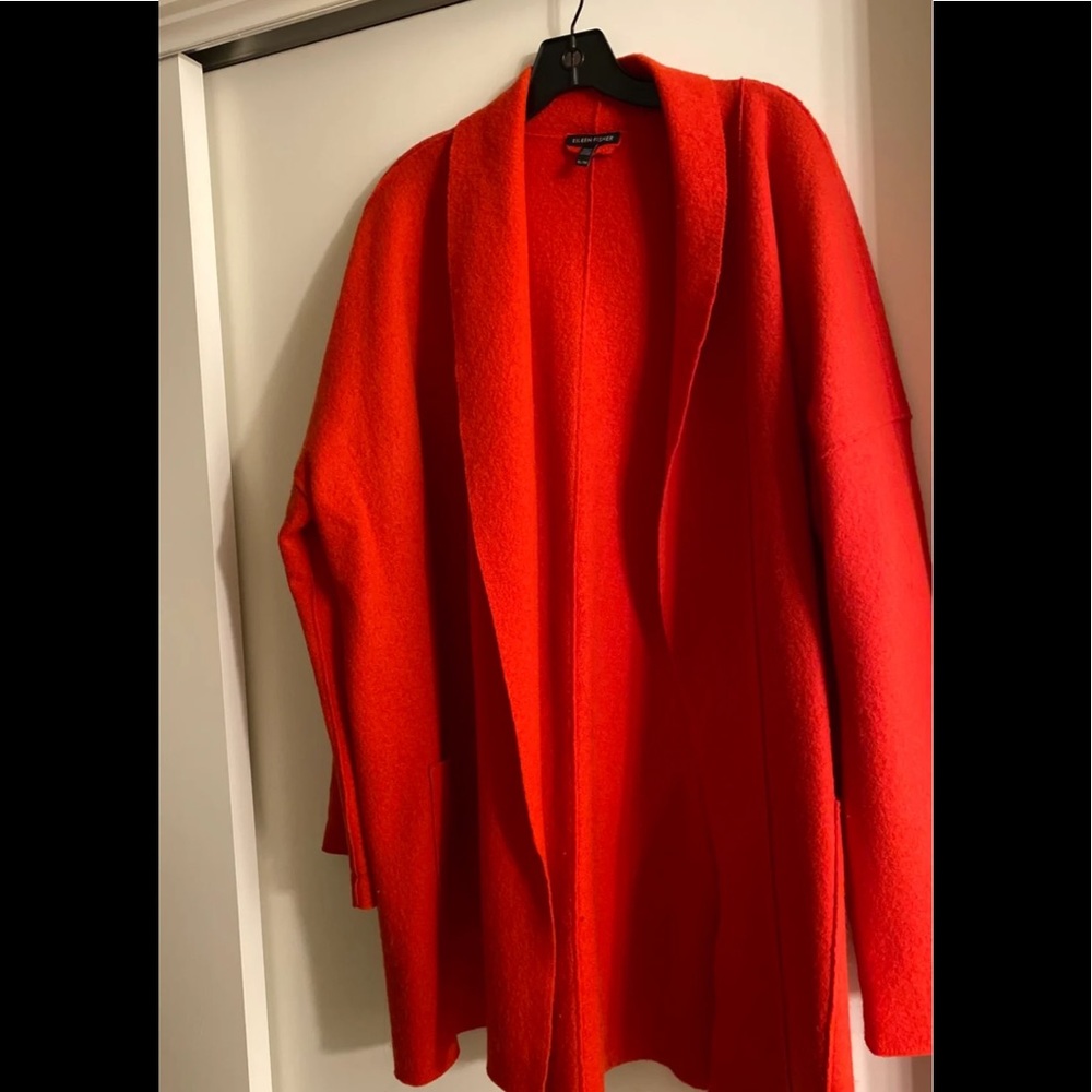 Eileen fisher 100% wool coat